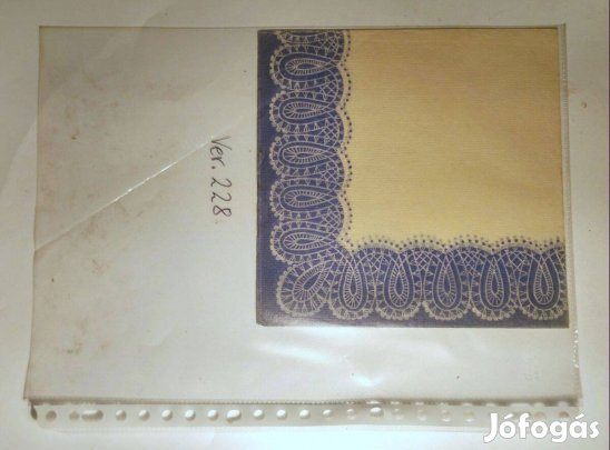 Szalvéta (Ver.228) papír (retró)