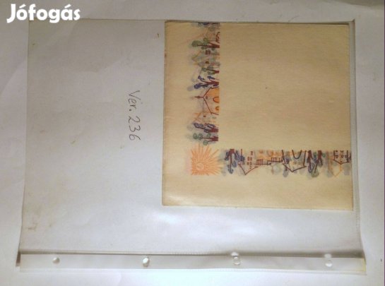 Szalvéta (Ver.236) papír (retró)