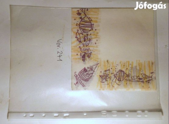 Szalvéta (Ver.241) papír (retró)