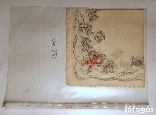 Szalvéta (Ver.252) papír (retró)