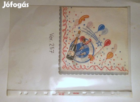 Szalvéta (Ver.257) papír (retró)