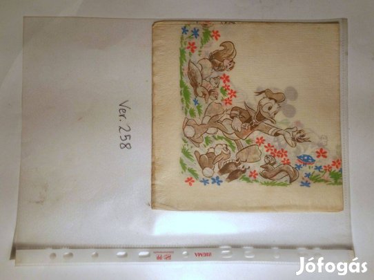 Szalvéta (Ver.258) papír (retró)