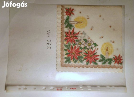 Szalvéta (Ver.268) papír (retró)