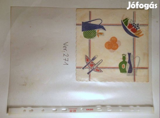 Szalvéta (Ver.271) papír (retró)