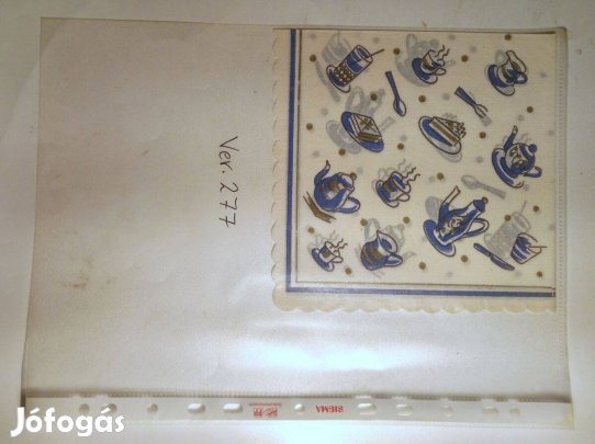 Szalvéta (Ver.277) papír (retró)