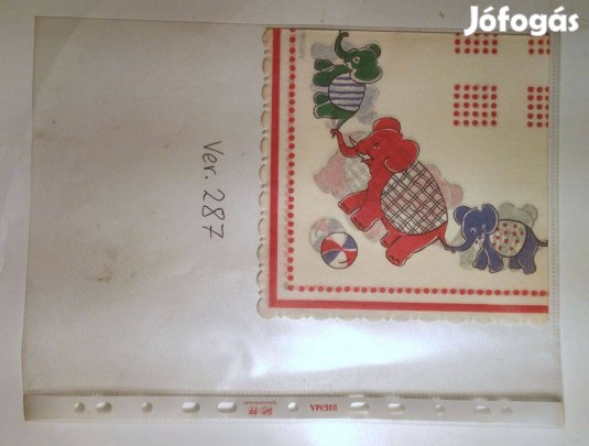 Szalvéta (Ver.287) papír (retró)