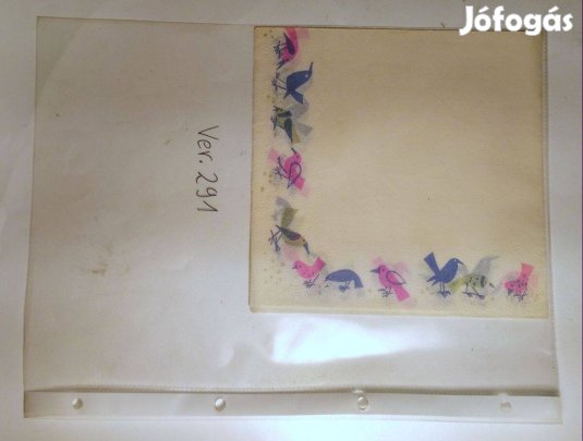 Szalvéta (Ver.291) papír (retró)