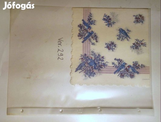 Szalvéta (Ver.292) papír (retró)