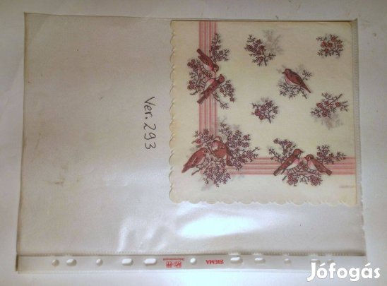 Szalvéta (Ver.293) papír (retró)