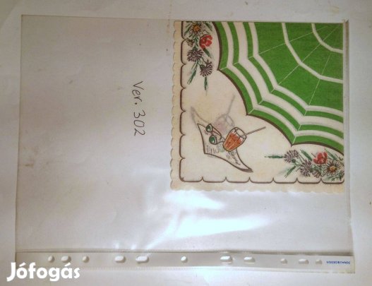 Szalvéta (Ver.302) papír (retró)