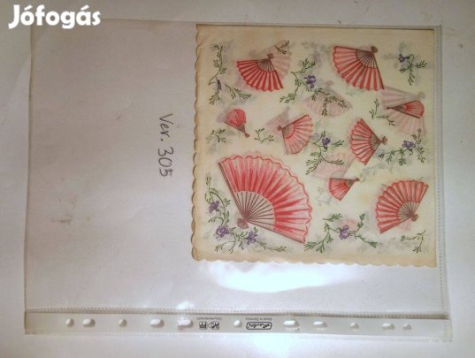 Szalvéta (Ver.305) papír (retró)