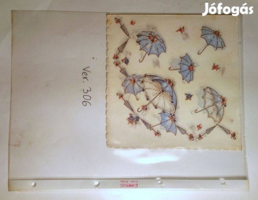 Szalvéta (Ver.306) papír (retró)