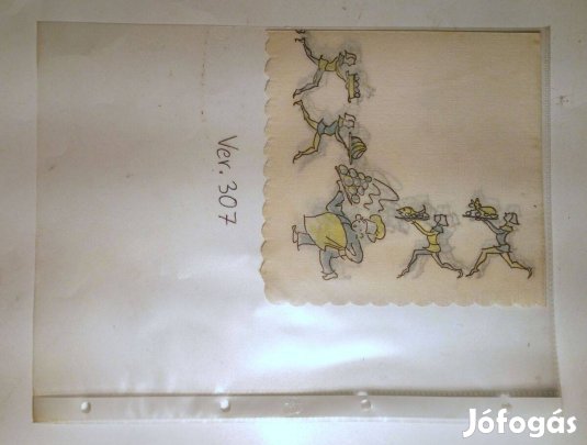 Szalvéta (Ver.307) papír (retró)