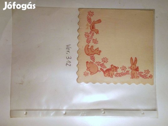 Szalvéta (Ver.312) papír (retró)