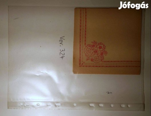 Szalvéta (Ver.324) papír (retró)