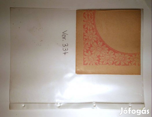 Szalvéta (Ver.334) papír (retró)