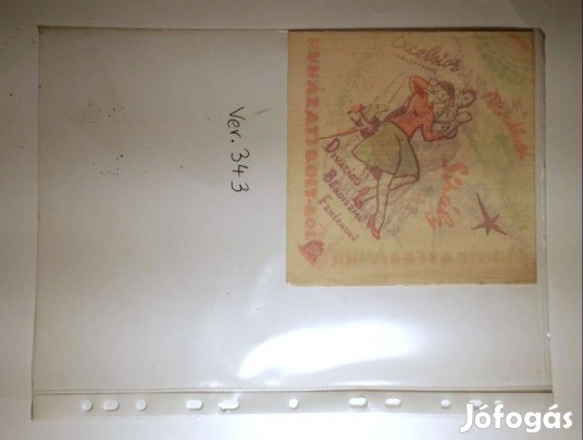 Szalvéta (Ver.343) papír (retró)