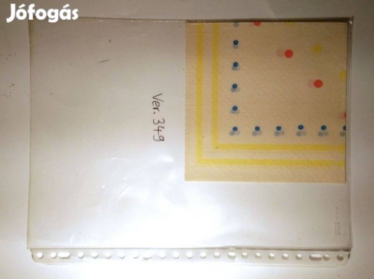 Szalvéta (Ver.349) papír (retró)