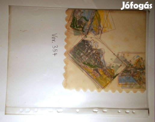 Szalvéta (Ver.354) papír (retró)