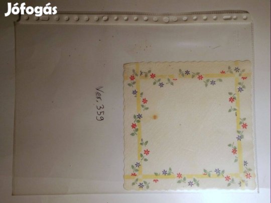 Szalvéta (Ver.359) papír (retró)