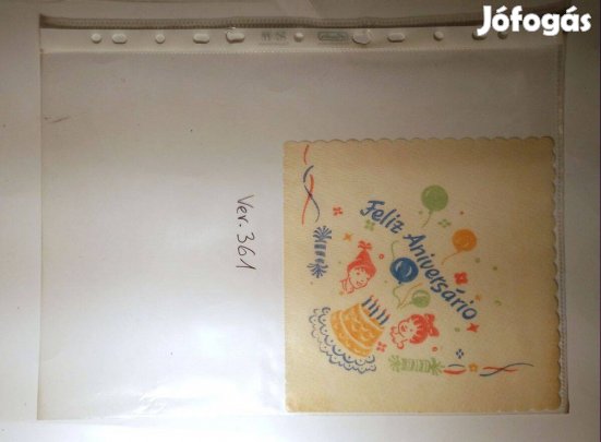 Szalvéta (Ver.361) papír (retró)