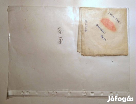 Szalvéta (Ver.376) papír (retró)