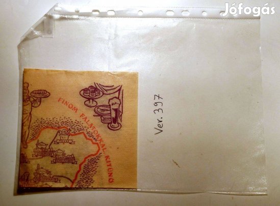 Szalvéta (Ver.397) papír (retró)