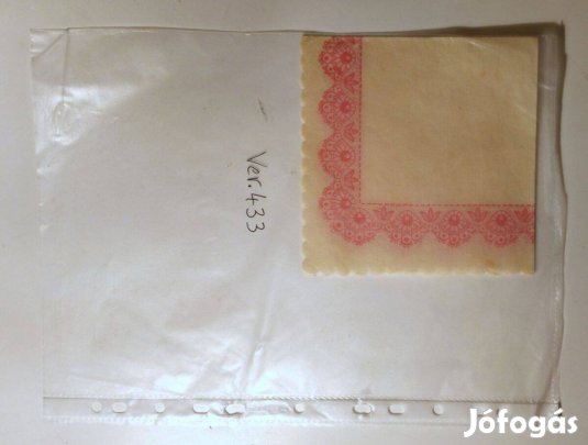 Szalvéta (Ver.433) papír (retró)