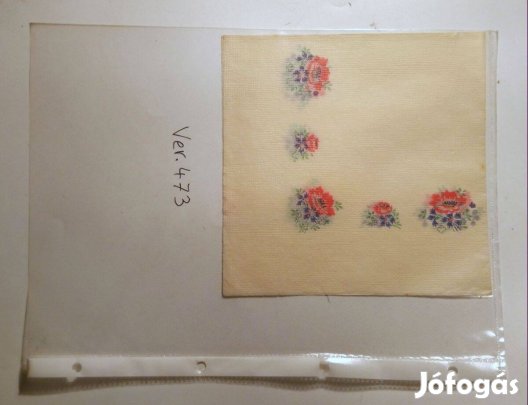 Szalvéta (Ver.473) papír (retró)