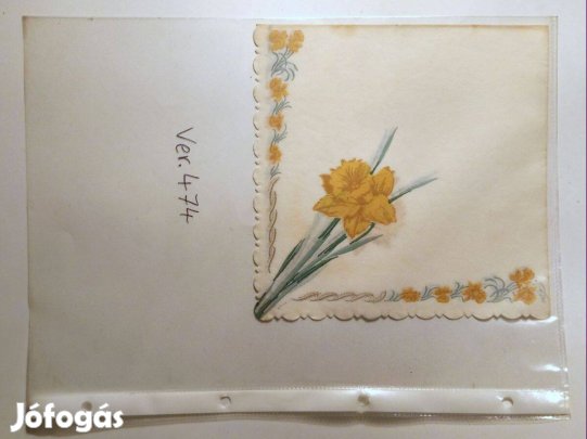 Szalvéta (Ver.474) papír (retró)