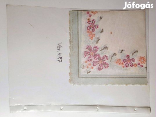 Szalvéta (Ver.487) papír (retró)