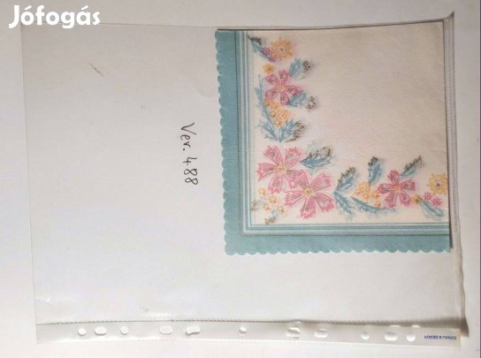 Szalvéta (Ver.488) papír (retró)