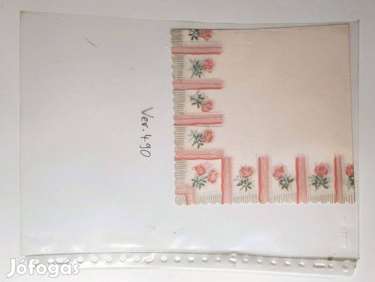 Szalvéta (Ver.490) papír (retró)