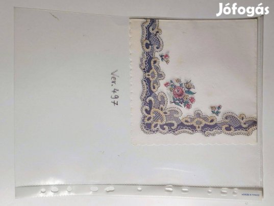 Szalvéta (Ver.497) papír (retró)