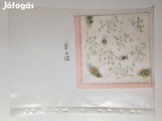 Szalvéta (Ver.498) papír (retró)