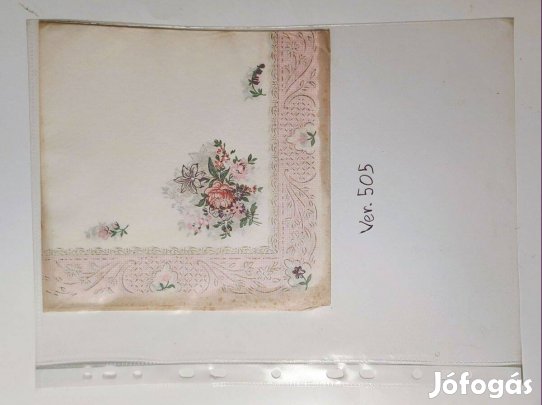 Szalvéta (Ver.505) papír (retró)