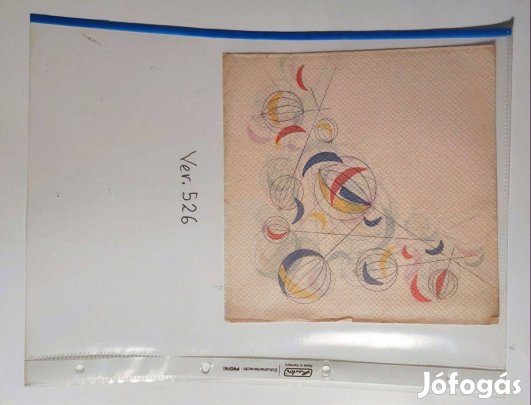 Szalvéta (Ver.526) papír (retró)