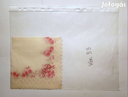 Szalvéta (Ver.53) papír (retró)