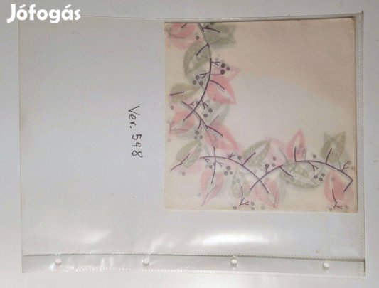 Szalvéta (Ver.548) papír (retró)