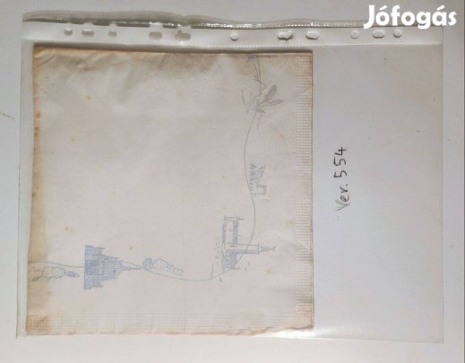 Szalvéta (Ver.554) papír (retró)