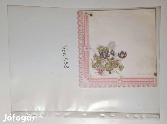 Szalvéta (Ver.558) papír (retró)