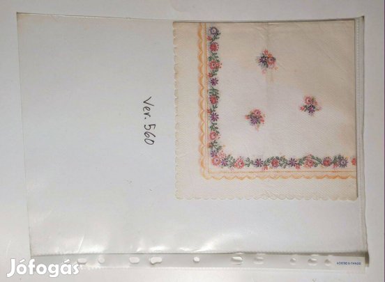 Szalvéta (Ver.560) papír (retró)