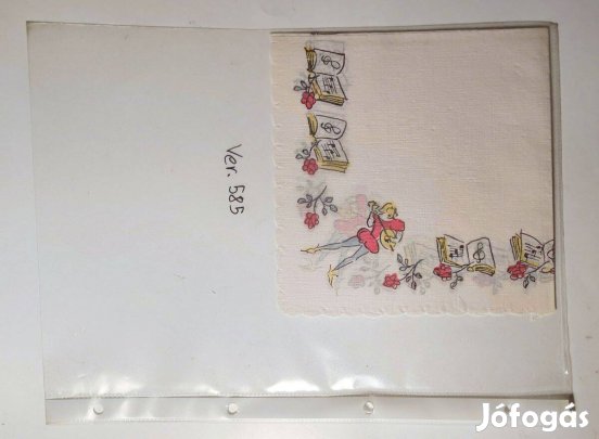 Szalvéta (Ver.585) papír (retró)