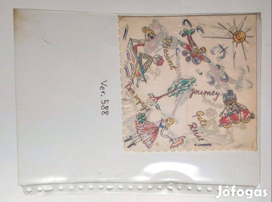 Szalvéta (Ver.588) papír (retró)