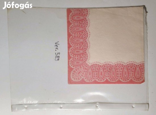 Szalvéta (Ver.589) papír (retró)