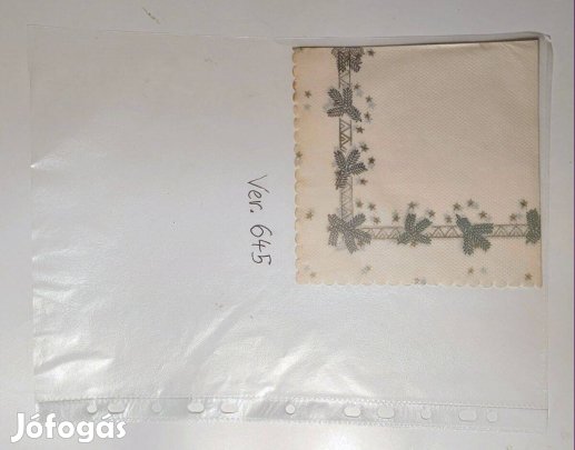 Szalvéta (Ver.645) papír (retró)