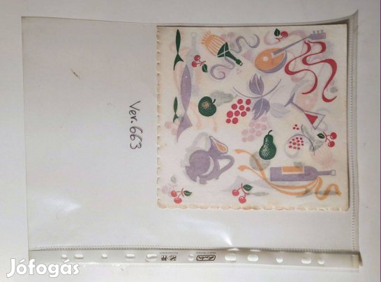 Szalvéta (Ver.663) papír (retró)