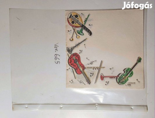 Szalvéta (Ver.665) papír (retró)