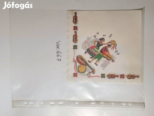 Szalvéta (Ver.667) papír (retró)