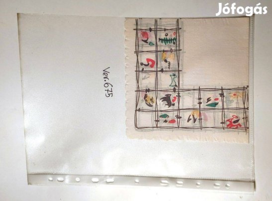 Szalvéta (Ver.675) papír (retró)